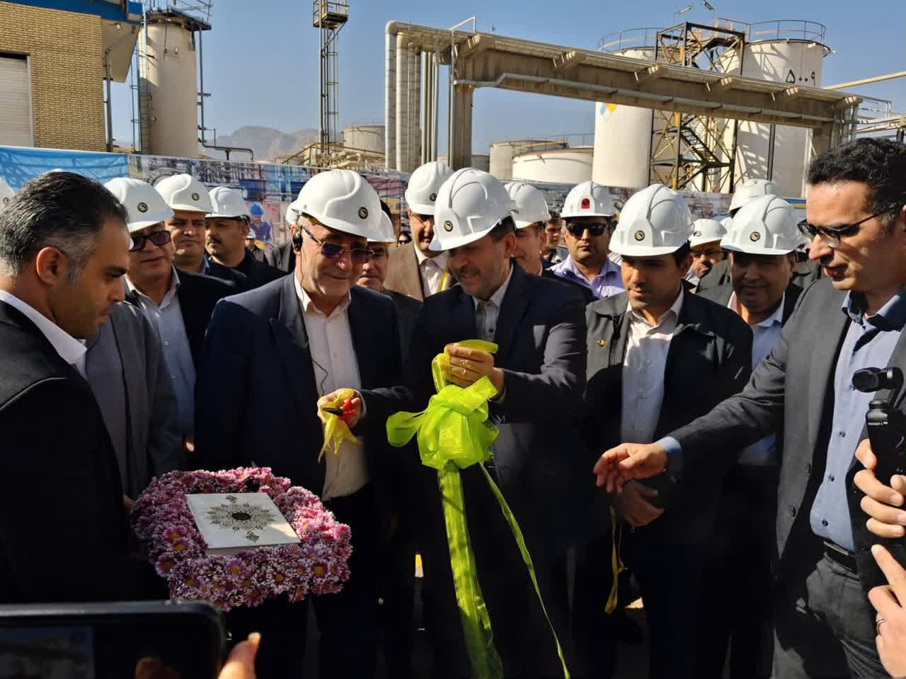 افتتاح پروژه عظیم «FRW» در پالایشگاه نفت سپاهان با حضور استاندار اصفهان